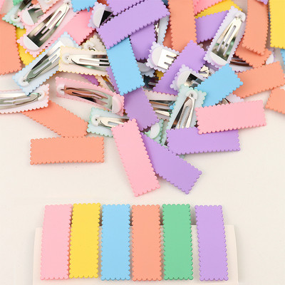 10 kom./Part novih slatkih šarenih četvrtastih ukosnica u obliku kapi vode, plastičnih kopči za kosu, ukosnica za djevojčice, modni dodaci za kosu