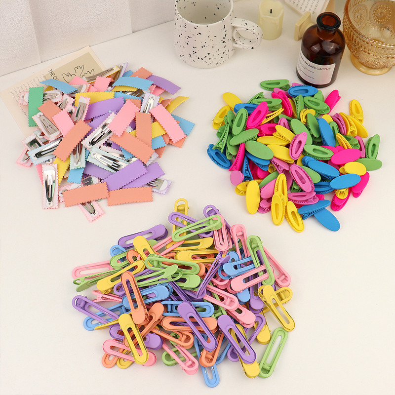 10 kom./Part novih slatkih šarenih četvrtastih ukosnica u obliku kapi vode, plastičnih kopči za kosu, ukosnica za djevojčice, modni dodaci za kosu