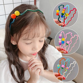 2/3 vnt / rinkinys Mergaitėms Mielos skaidrios gėlės Neslystančios plaukų juostelės vaikams akrilo plaukų lankelis galvos juostelės vaikams plaukų priedai