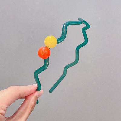 2/3 vnt / rinkinys Mergaitėms Mielos skaidrios gėlės Neslystančios plaukų juostelės vaikams akrilo plaukų lankelis galvos juostelės vaikams plaukų priedai