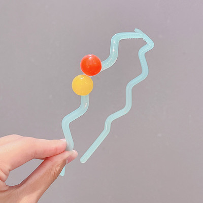 2/3 vnt / rinkinys Mergaitėms Mielos skaidrios gėlės Neslystančios plaukų juostelės vaikams akrilo plaukų lankelis galvos juostelės vaikams plaukų priedai