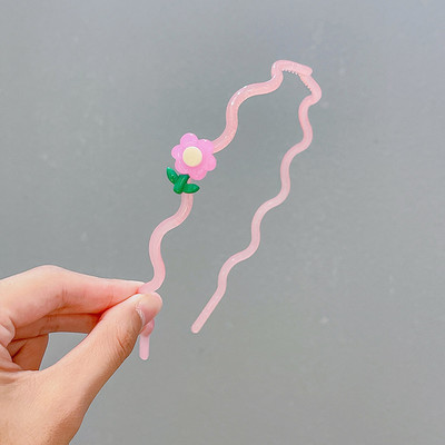 2/3 vnt / rinkinys Mergaitėms Mielos skaidrios gėlės Neslystančios plaukų juostelės vaikams akrilo plaukų lankelis galvos juostelės vaikams plaukų priedai