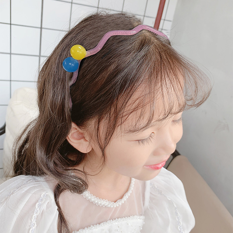 2/3 vnt / rinkinys Mergaitėms Mielos skaidrios gėlės Neslystančios plaukų juostelės vaikams akrilo plaukų lankelis galvos juostelės vaikams plaukų priedai