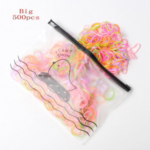 Pachet de 1000/500 No More Snags Bobble mici de păr Mini legături de păr pentru suport pentru coadă de cal Benzi elastice pentru păr Accesorii de păr la modă