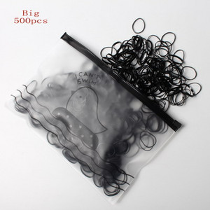 Pachet de 1000/500 No More Snags Bobble mici de păr Mini legături de păr pentru suport pentru coadă de cal Benzi elastice pentru păr Accesorii de păr la modă