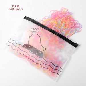 Pachet de 1000/500 No More Snags Bobble mici de păr Mini legături de păr pentru suport pentru coadă de cal Benzi elastice pentru păr Accesorii de păr la modă