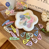 10 bucăți/set agrafă de păr pentru copii de înaltă calitate Makaron BB agrafă stea cu cinci colțuri picătură de apă agrafă pentru breton pentru bebeluși accesorii de păr