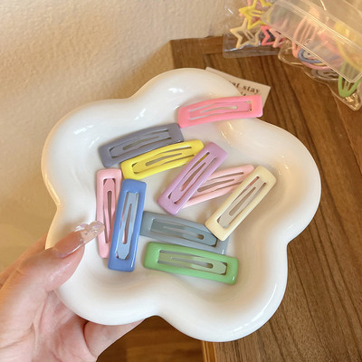 10 bucăți/set agrafă de păr pentru copii de înaltă calitate Makaron BB agrafă stea cu cinci colțuri picătură de apă agrafă pentru breton pentru bebeluși accesorii de păr