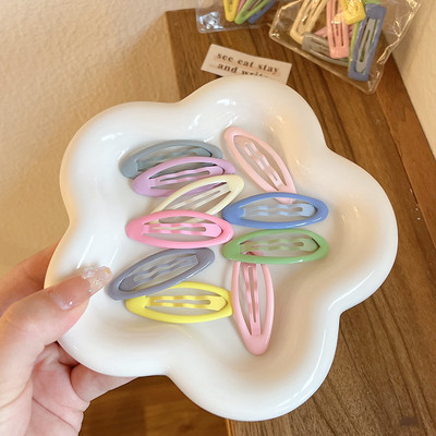 10 bucăți/set agrafă de păr pentru copii de înaltă calitate Makaron BB agrafă stea cu cinci colțuri picătură de apă agrafă pentru breton pentru bebeluși accesorii de păr