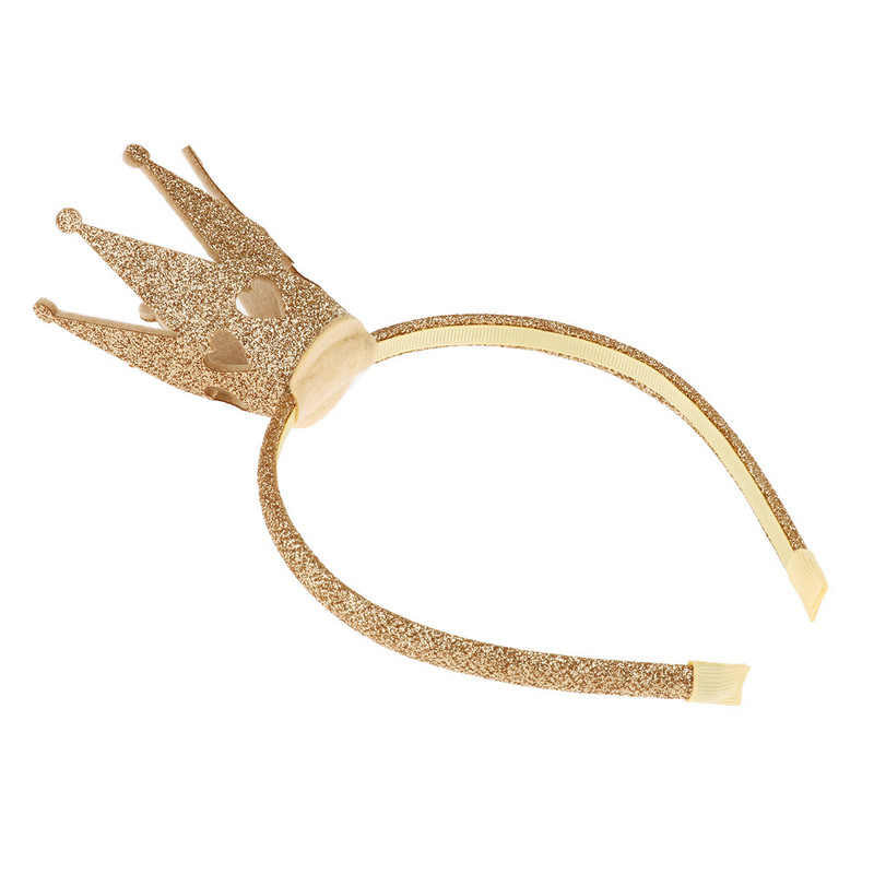 Kūdikių vaikiškų mergaičių blizganti tiara karūna plaukų lankelis galvos apdangalas Gimtadienio dovanoms Naujųjų metų pasakos vakarėlio vestuvių Kalėdinis kostiumas