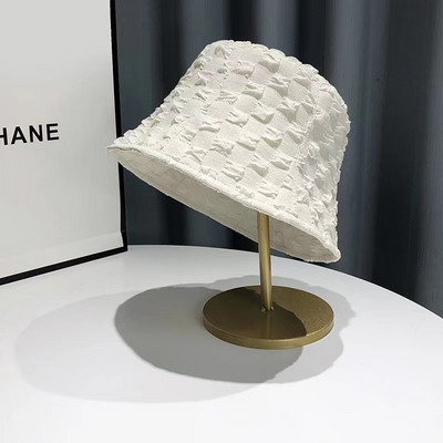 Novi najprodavaniji šešir za sunčanje iz 2023., modni plisirani ženski šešir s mjehurićima, ribarski šeširi, prozračni, prikladni za sve, mala kapa