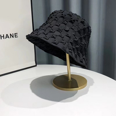 Novi najprodavaniji šešir za sunčanje iz 2023., modni plisirani ženski šešir s mjehurićima, ribarski šeširi, prozračni, prikladni za sve, mala kapa