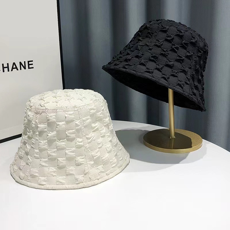 Novi najprodavaniji šešir za sunčanje iz 2023., modni plisirani ženski šešir s mjehurićima, ribarski šeširi, prozračni, prikladni za sve, mala kapa