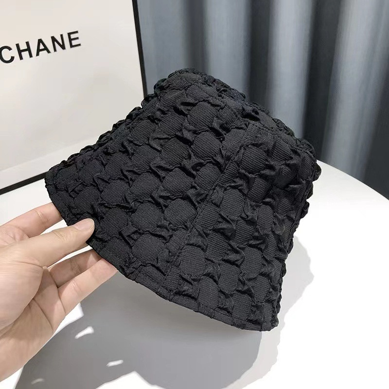 Novi najprodavaniji šešir za sunčanje iz 2023., modni plisirani ženski šešir s mjehurićima, ribarski šeširi, prozračni, prikladni za sve, mala kapa