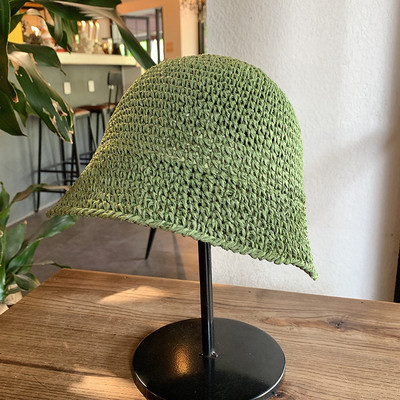 Ljeto 2022. Novi sklopivi slamnati šešir Šeširi za sunčanje na otvorenom za plažu za žene Jednobojni šešir s kantom Žene Goros Caliente Para Mujer