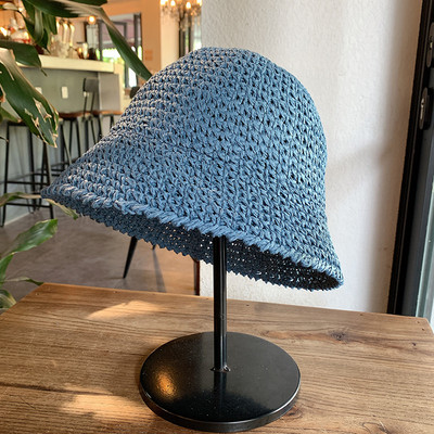 Ljeto 2022. Novi sklopivi slamnati šešir Šeširi za sunčanje na otvorenom za plažu za žene Jednobojni šešir s kantom Žene Goros Caliente Para Mujer