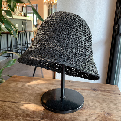 Ljeto 2022. Novi sklopivi slamnati šešir Šeširi za sunčanje na otvorenom za plažu za žene Jednobojni šešir s kantom Žene Goros Caliente Para Mujer