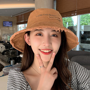 Moda femei bumbac găleată pălării femeie vară toamnă protecție solară pescar șapcă în aer liber plajă șapcă de soare pălărie pentru femei