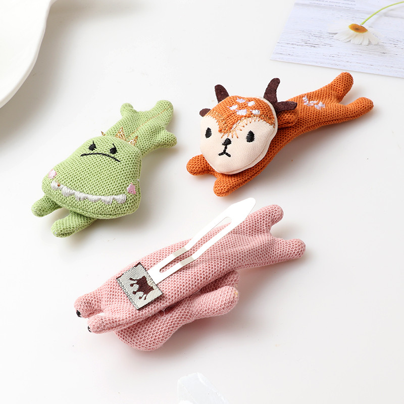 Roztomilá zvieracia sponka do vlasov Dievčenské vlasové pásky Doplnky do vlasov Detská čelenka s malými zvieratkami Sponky do vlasov s kreslenými postavičkami do vlasov Sponka do vlasov Čelenka