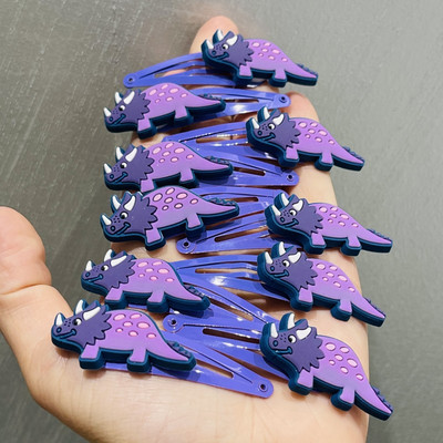 10kom/set dodaci za kosu s crtanim dinosaurusima, dječje gumice, gumice za kosu, elastične trake za kosu, traka za kosu, ukrasi, kravate