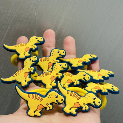 10kom/set dodaci za kosu s crtanim dinosaurusima, dječje gumice, gumice za kosu, elastične trake za kosu, traka za kosu, ukrasi, kravate
