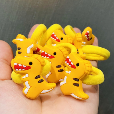10kom/set dodaci za kosu s crtanim dinosaurusima, dječje gumice, gumice za kosu, elastične trake za kosu, traka za kosu, ukrasi, kravate