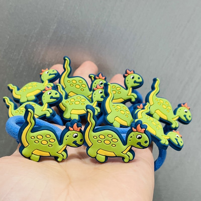 10kom/set dodaci za kosu s crtanim dinosaurusima, dječje gumice, gumice za kosu, elastične trake za kosu, traka za kosu, ukrasi, kravate