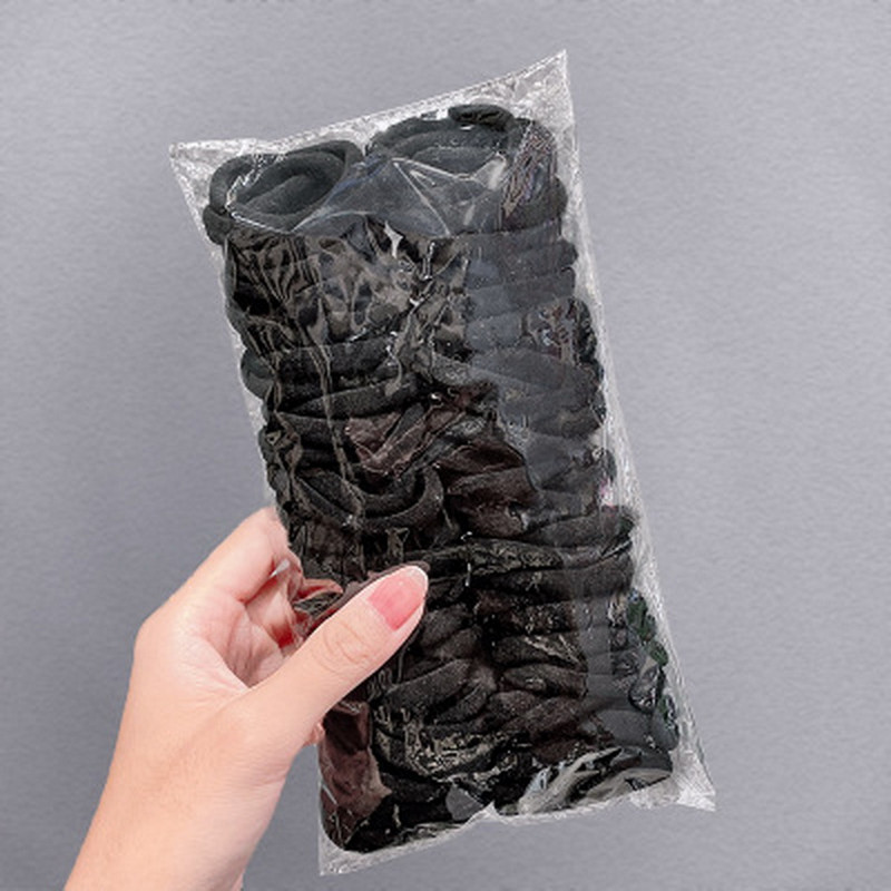 100/50/pachet Benzi elastice de păr din nailon pentru fete 3,5 cm Bandă de cauciuc pentru păr Bebeluș Cravată de păr crocantă Gumă coadă de cal Scrunchie Femei