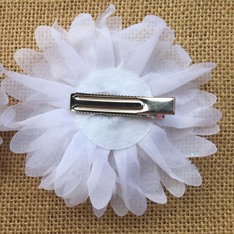 2gab Bleum Home Kid Gudrs lielas mežģīnes Roku darbs balti mežģīņu ziedi Matu sprādzes Prefekts matu sprādzes dāvanu komplekts bantes Matu aksesuāri Matu rokturis