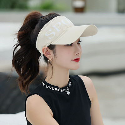 2022 m. nauja moteriška tuščiavidurė megzta kupolinė kepurė plataus krašto sulankstoma paplūdimio kepuraitė Vasarinė kepurė nuo saulės lauko beisbolo kepurė