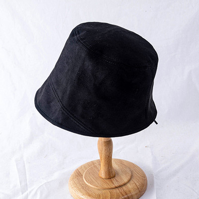 Φθινοπωρινό καπέλο σουέτ με κάδο γυναικείο καπέλο μόδας επίπεδη μπλούζα Παναμά Καπέλο μονόχρωμο ακανόνιστο γείσο Ψαρά Καπέλα εξωτερικού χώρου ταξιδιού Sunbonnet