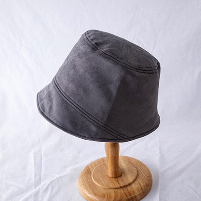 Φθινοπωρινό καπέλο σουέτ με κάδο γυναικείο καπέλο μόδας επίπεδη μπλούζα Παναμά Καπέλο μονόχρωμο ακανόνιστο γείσο Ψαρά Καπέλα εξωτερικού χώρου ταξιδιού Sunbonnet