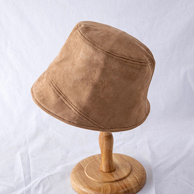 Φθινοπωρινό καπέλο σουέτ με κάδο γυναικείο καπέλο μόδας επίπεδη μπλούζα Παναμά Καπέλο μονόχρωμο ακανόνιστο γείσο Ψαρά Καπέλα εξωτερικού χώρου ταξιδιού Sunbonnet