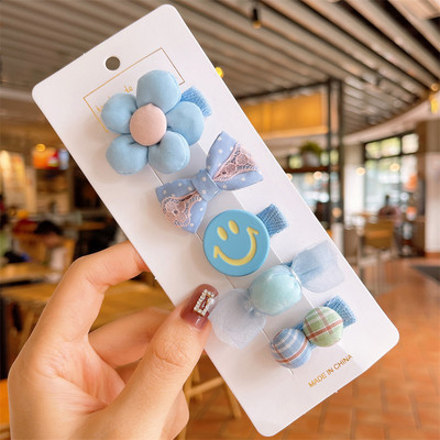 5pcs/Set Novi crtani cvijet Princess Ukosnice Žene Djevojke Ukosnice Igle Ukosnice Dodaci Djeca Djeca Ukosnice Pokrivala