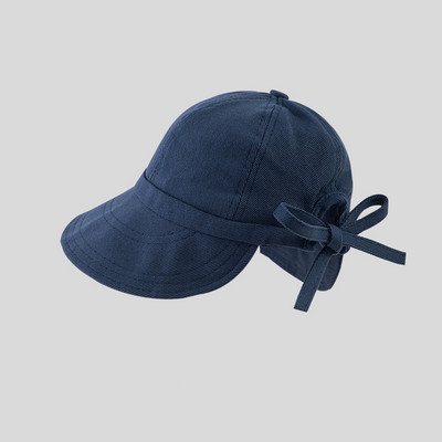 Proljeće ljeto Novi ženski šešir s kantom Jednobojne mašne Podesivi pamučni šeširi za sunčanje na otvorenom Sportske preklopne panama kape za plažu Ženske