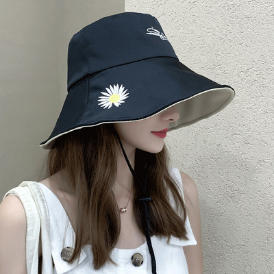 Slnečný klobúk, letný skladací klobúk pre ženy, vonkajší opaľovací krém, bavlnená rybárska poľovnícka čiapka s anti-UV filtrom a širokým okrajom