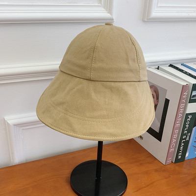 Slnečný klobúk, letný skladací klobúk pre ženy, vonkajší opaľovací krém, bavlnená rybárska poľovnícka čiapka s anti-UV filtrom a širokým okrajom