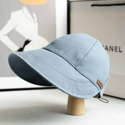 Pălărie cu protecție UV fără machiaj UFP 50+ Căciulă de pescar Pălărie de soare Portabilă pliabilă Pălării cu boruri largi de protecție solară Vară reglabilă