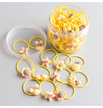 30/40 buc rășină de desene animate seria pentru copii coadă de cal benzi elastice pentru păr Moda fete benzi pentru cap cu flori Accesorii pentru păr Accesorii pentru păr