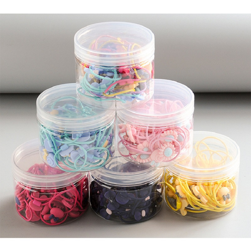 30/40 buc rășină de desene animate seria pentru copii coadă de cal benzi elastice pentru păr Moda fete benzi pentru cap cu flori Accesorii pentru păr Accesorii pentru păr