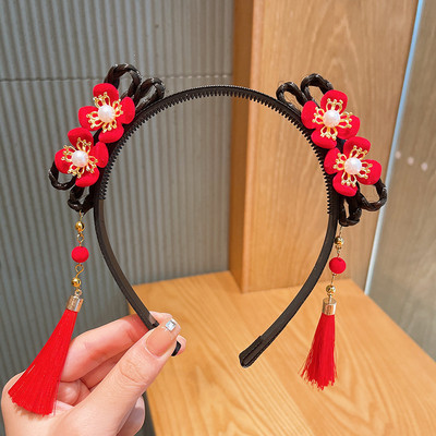 Vintage perika, plastične trake za kosu za djevojčice, obruč za kosu, traka za glavu, dječji drevni Hanfu Cosplay dodaci za kosu Pokrivalo