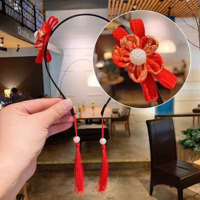 Vintage perika, plastične trake za kosu za djevojčice, obruč za kosu, traka za glavu, dječji drevni Hanfu Cosplay dodaci za kosu Pokrivalo