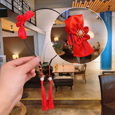 Vintage perika, plastične trake za kosu za djevojčice, obruč za kosu, traka za glavu, dječji drevni Hanfu Cosplay dodaci za kosu Pokrivalo