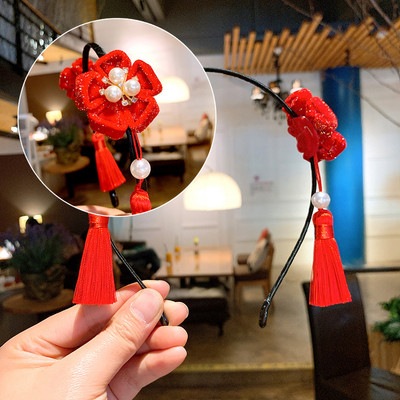 Vintage perika, plastične trake za kosu za djevojčice, obruč za kosu, traka za glavu, dječji drevni Hanfu Cosplay dodaci za kosu Pokrivalo