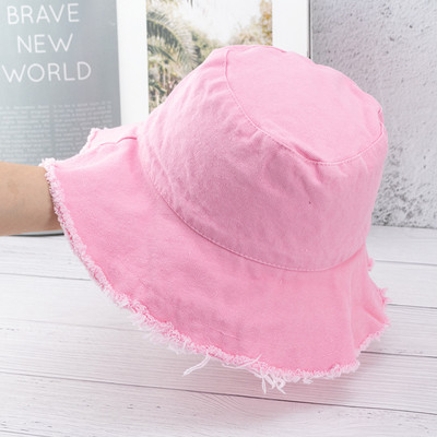 Modni ženski pamučni šeširi Ženska ljetna jesenska ribarska kapa za zaštitu od sunca Šešir za sunčanje na otvorenom, za plažu, šešir za žene