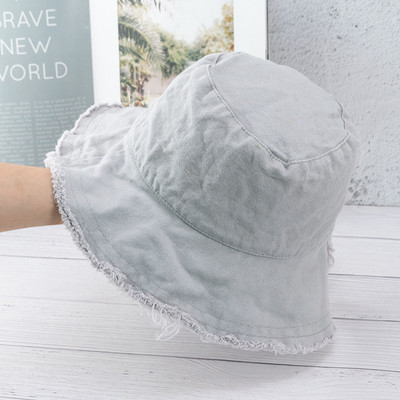 Modni ženski pamučni šeširi Ženska ljetna jesenska ribarska kapa za zaštitu od sunca Šešir za sunčanje na otvorenom, za plažu, šešir za žene