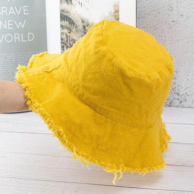 Modni ženski pamučni šeširi Ženska ljetna jesenska ribarska kapa za zaštitu od sunca Šešir za sunčanje na otvorenom, za plažu, šešir za žene