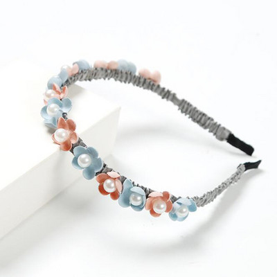 Trake za kosu Neklizajući okvir Šareni vještački dijamant Cvijet Vodeni valoviti Obruč za kosu Traka za glavu za djevojčice Traka za kosu Dodaci za kosu Slatki