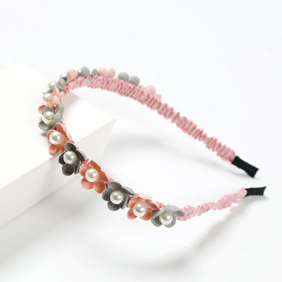 Trake za kosu Neklizajući okvir Šareni vještački dijamant Cvijet Vodeni valoviti Obruč za kosu Traka za glavu za djevojčice Traka za kosu Dodaci za kosu Slatki