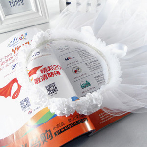 Veo trake za glavu od pređe za djecu Djevojčice Princess Crown Mašna čvor Cvjetne trake za kosu Dječji dodaci za kosu Korejski ručni veleprodaja